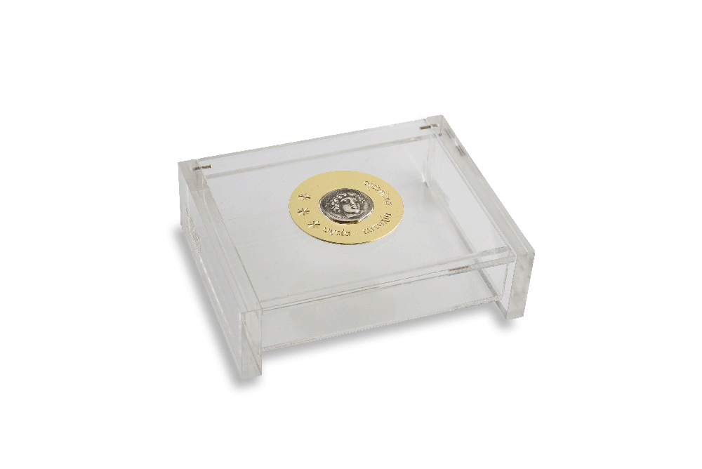 Κουτί από πλέξι γκλας με Κύκλο Ευχών 