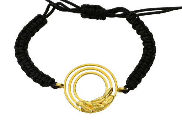 Βραχιόλι σε ασήμι 925° επιχρυσωμένο Γούρι 2026 